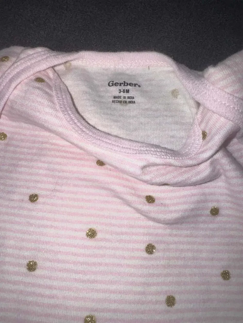 Baby Bodysuits Mixed Brands 3-Piece Bundle Set 3-6 Month